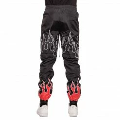EPTM. EPTM FLAME WINDBREAKER PANTS- BLACK