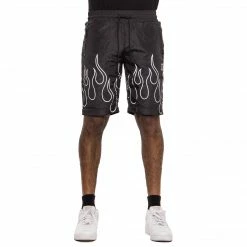 EPTM. EPTM FLAME WINDBREAKER PANTS- BLACK