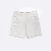 EPTM. NEW ARRIVALS EPTM REBEL CARPENTER SHORTS-CREAM