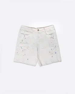 EPTM. NEW ARRIVALS EPTM REBEL CARPENTER SHORTS-CREAM