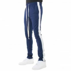 EPTM. EPTM TRACK PANTS-NAVY/IVORY