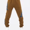 EPTM. EPTM NU FLAME SWEATPANTS-BROWN