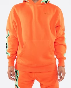 EPTM. HOODIES EPTM NU FLAME PULLOVER-ORANGE