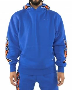 EPTM. EPTM NU FLAME PULLOVER-BLUE HOODIES