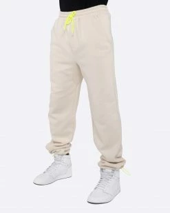 EPTM. EPTM HYPER FLEECE PANTS-CREAM