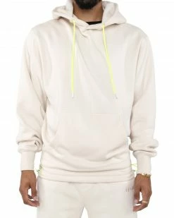 EPTM. EPTM HYPER FLEECE HOODIE-CREAM HOODIES