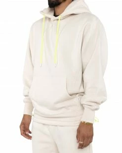 EPTM. EPTM HYPER FLEECE HOODIE-CREAM HOODIES