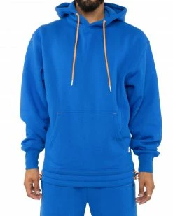EPTM. EPTM HYPER FLEECE HOODIE- BLUE HOODIES