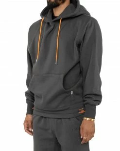 EPTM. EPTM HYPER FLEECE HOODIE- CHARCOAL HOODIES