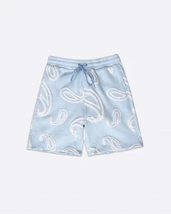EPTM. EPTM PUFFY SHORTS-LIGHT BLUE