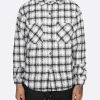 EPTM. EPTM HEAVY FLANNEL SHIRT-BLACK SHIRTS