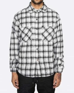 EPTM. EPTM HEAVY FLANNEL SHIRT-BLACK SHIRTS