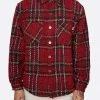 EPTM. SHIRTS EPTM HEAVY FLANNEL SHIRT-RED