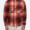 EPTM. SHIRTS EPTM HEAVY FLANNEL SHIRT-ORANGE