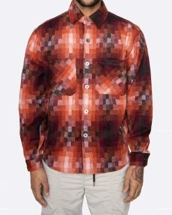 EPTM. SHIRTS EPTM HEAVY FLANNEL SHIRT-ORANGE