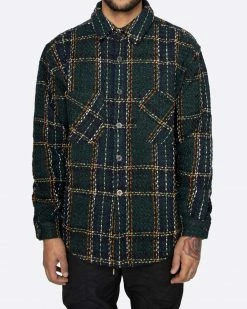 EPTM. SHIRTS EPTM HEAVY FLANNEL SHIRT-HUNTER GREEN