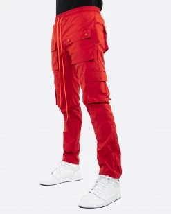 EPTM. EPTM SNAP CARGO PANTS-RED CARGOS
