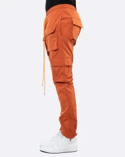 EPTM. EPTM SNAP CARGO PANTS-ORANGE CARGOS