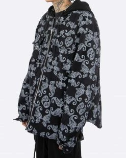 EPTM. JACKETS EPTM HOOD JACKET-PAISLEY BANDANA