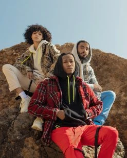 EPTM. EPTM HEAVY FLANNEL SHIRT-KHAKI/NAVY SHIRTS