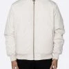 EPTM. EPTM FLAME STITCH BOMBER JACKET-CREAM JACKETS