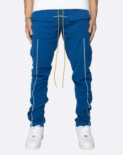EPTM. EPTM REFLECTIVE PIPING CARGO PANTS 3.0-ROYAL BLUE
