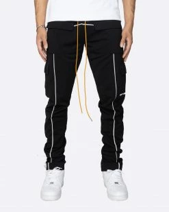 EPTM. EPTM REFLECTIVE PIPING CARGO PANTS 3.0-BLACK