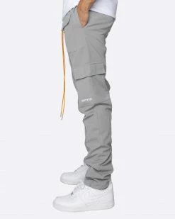 EPTM. EPTM REFLECTIVE PIPING CARGO PANTS 3.0-GREY CARGOS