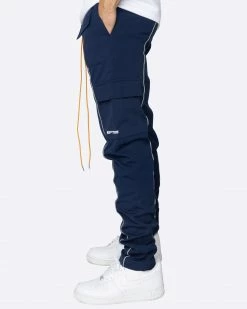 EPTM. CARGOS EPTM REFLECTIVE PIPING CARGO PANTS 3.0-NAVY