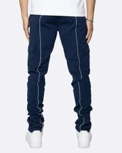EPTM. CARGOS EPTM REFLECTIVE PIPING CARGO PANTS 3.0-NAVY
