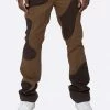 EPTM. EPTM MARBLE PANTS- BROWN