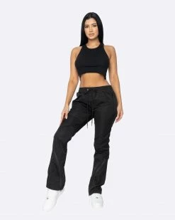 EPTM. EPTM WOMEN HURRICANE PANTS-BLACK BOTTOMS