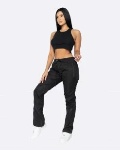EPTM. EPTM WOMEN HURRICANE PANTS-BLACK BOTTOMS
