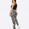 EPTM. BOTTOMS EPTM WOMEN STARDOM CARGO PANTS-HUNTER CAMO