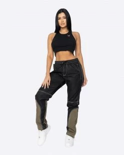 EPTM. EPTM WOMEN METROPOLE TRACK PANTS-BLACK