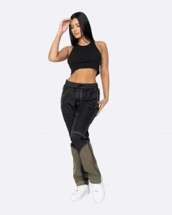 EPTM. EPTM WOMEN METROPOLE TRACK PANTS-BLACK