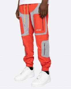 EPTM. EPTM NYLON RS PANTS-RED/GREY