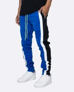 EPTM. EPTM TRIO TRACK PANTS-BLUE/BLACK/OFF WHITE