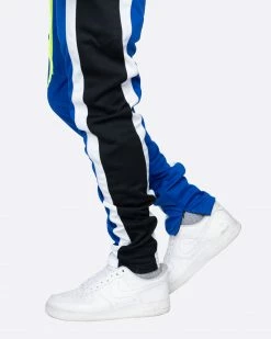 EPTM. EPTM TRIO TRACK PANTS-BLUE/BLACK/OFF WHITE