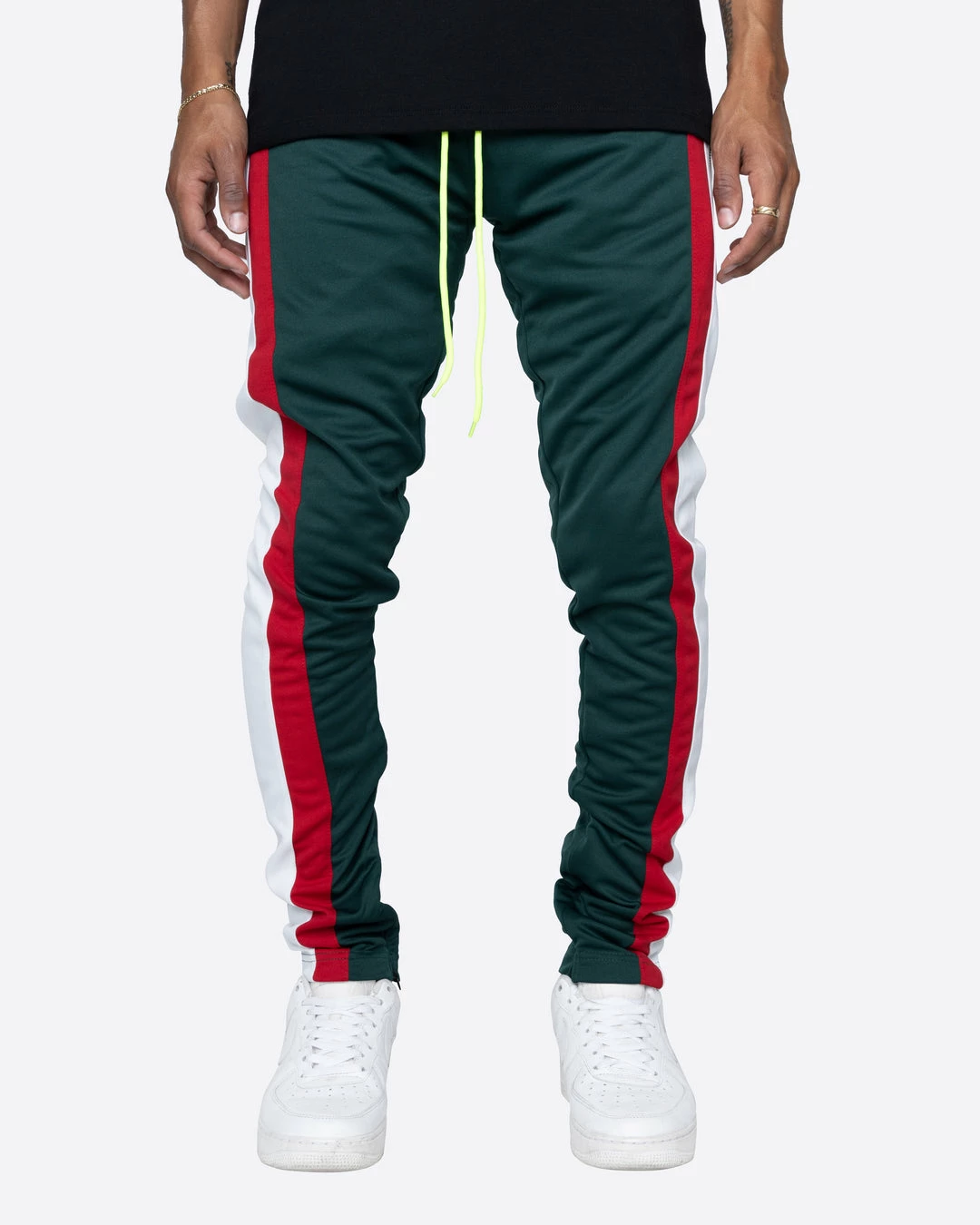 EPTM. EPTM TRIO TRACK PANTS-GREEN/OFF WHITE/RED 3 EPTM. EPTM TRIO TRACK PANTS-GREEN/OFF WHITE/RED