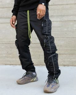 EPTM. EPTM 3M TRIPLE CARGO PANTS-BLACK NEW ARRIVALS
