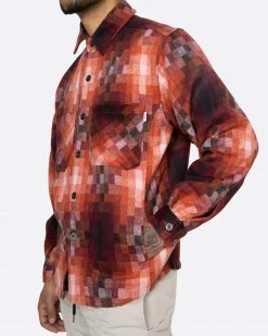 EPTM. SHIRTS EPTM HEAVY FLANNEL SHIRT-ORANGE