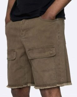 EPTM. EPTM CARPENTER SHORTS-OLIVE NEW ARRIVALS