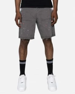 EPTM. NEW ARRIVALS EPTM REBEL CARPENTER SHORTS-GREY