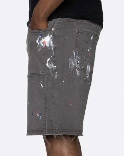 EPTM. NEW ARRIVALS EPTM REBEL CARPENTER SHORTS-GREY