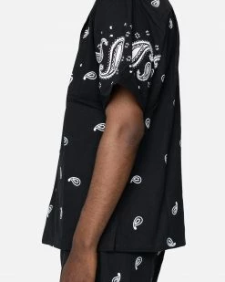 EPTM. EPTM X PASCAL VINTAGE PAISLEY SHIRT-BLACK NEW ARRIVALS