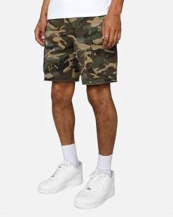 EPTM. NEW ARRIVALS EPTM MATCHBOX SHORTS- OLIVE