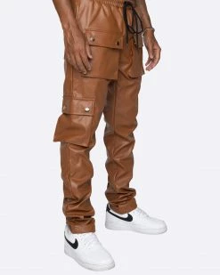 EPTM. EPTM GOPACHI SNAP CARGO PANTS-BROWN CARGOS
