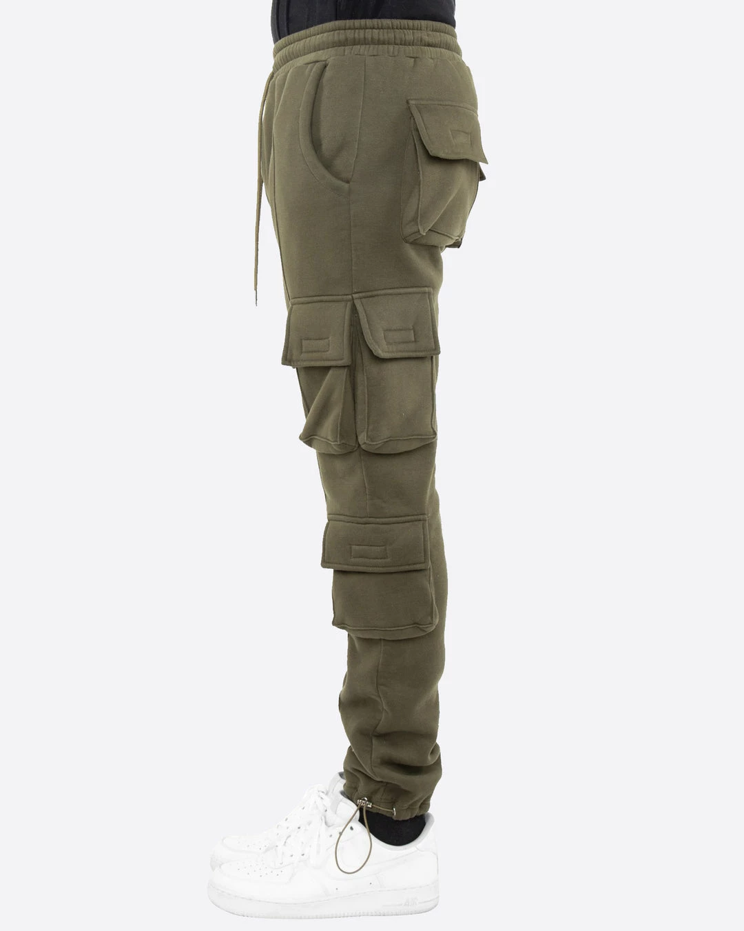 EPTM. EPTM FLEECE CARGO PANTS- OLIVE 2 EPTM. EPTM FLEECE CARGO PANTS- OLIVE