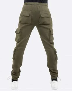 EPTM. EPTM FLEECE CARGO PANTS- OLIVE 5 EPTM. EPTM FLEECE CARGO PANTS- OLIVE